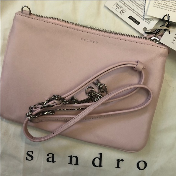 Brand 🆕 Sandro Addict Leather Crossbo… - Picture 4 of 6
